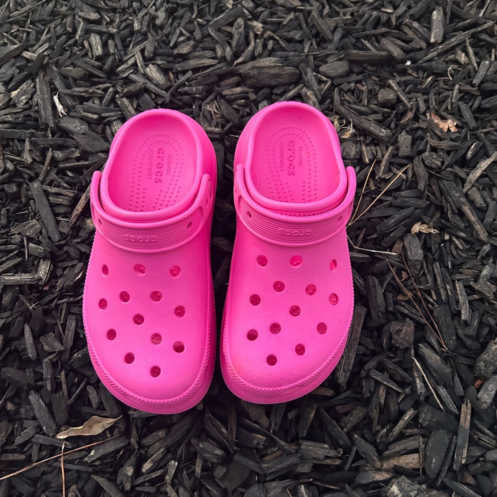 CROCS Pink Mules & Clogs
